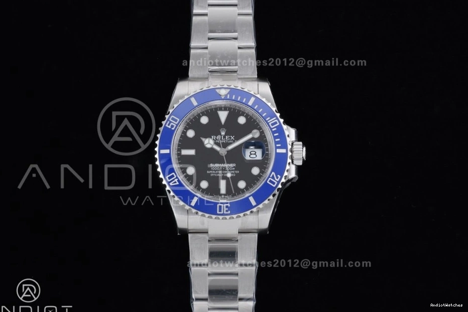 1156 Blue Ceramic Monster VSF 126619LB FlexibleFit A Version Youth Submariner 904L Steel 41mm The Cookie 0329